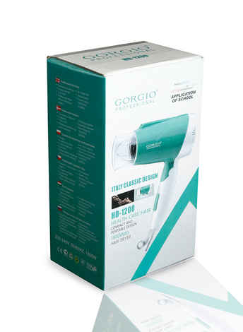 Gorgio Professional Hair Dryer Hd1200 With High Performance Ac Motor