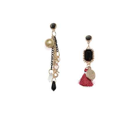 Buy Golden Peacock Gold-Plated Contemporary Drop Earrings - Purplle