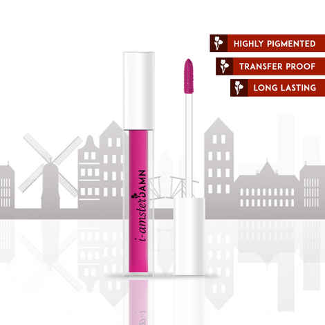 I-AmsterDAMN Liquid Lipstick, Matte, Pink, Tulipa Triumph - Charmeur 18 (3 ml)