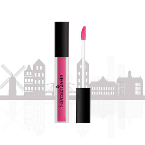 I-AmsterDAMN Liquid Lipstick, Matte, Tulipa Triumph, Pink - Barcelona 22 (3 ml)