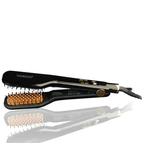 Gorgio Professional Hair Straightner Brush Hb6600 With Ceramic Coating