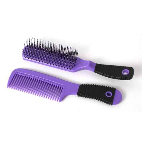 TS Brush & Comb Combination Pack (Purple)