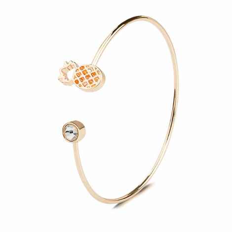 Buy Ferosh Pineapple Cuff Bracelet - Purplle