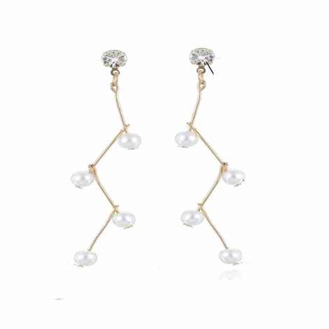 Buy Ferosh Brisa Pearl Drop Earrings - Purplle