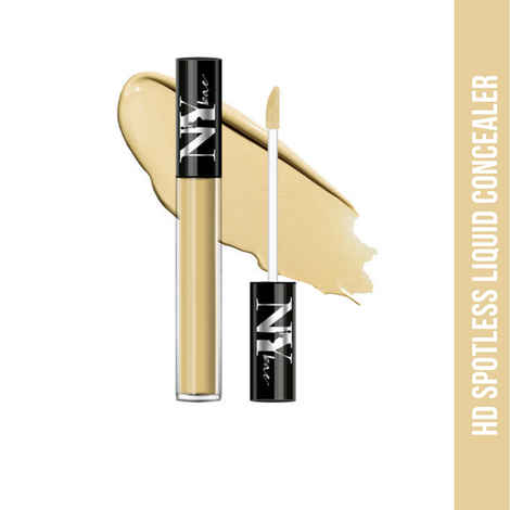 NY Bae HD Spotless Liquid Concealer - Honey Pretzel 6 (3 ml) | Wheatish Skin | Almond Oil & Vitamin E | Long Lasting | Full Coverage
