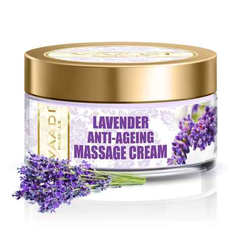 Buy Vaadi Herbals Lavender Anti-Ageing Massage Cream (50 g) - Purplle