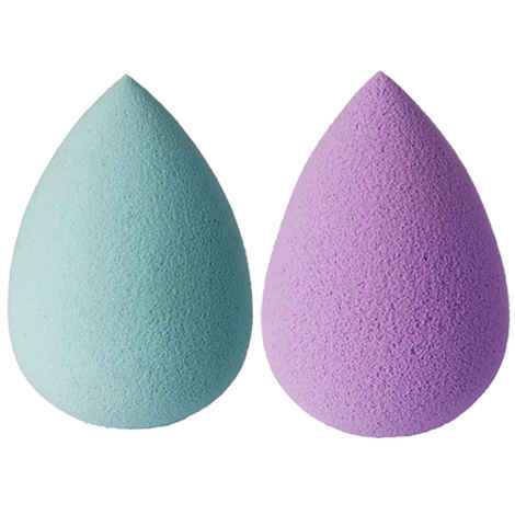 Buy Gorgio Professional Beauty Blender Puff Sponge Egg Shape - 2 Pcs (Color may vary As Per The Availability) - Purplle