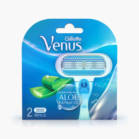 Buy Gillette Venus Razor Blades for Women Pack of 2 - Purplle