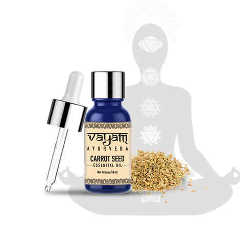 Vayam Ayurveda Pure Essential Oil - Carrot Seed (10 ml) | Ayurvedic | Natural | Herbal | Pure | Sulphate free | Paraben Free