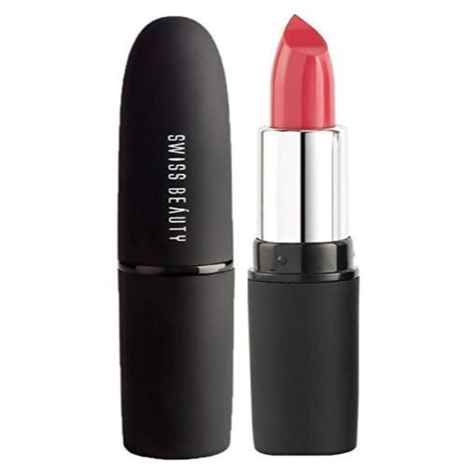 Swiss Beauty Pure Matte Lipstick (3 g) (Hot Pink - 219)-SB-S6-219