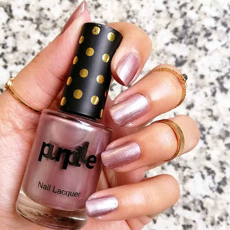 Purplle Nail Lacquer, Purple, Creme - High On Push-Ups 3 (9 ml)