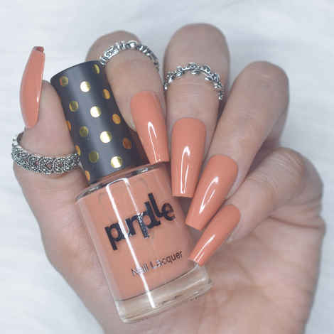 Purplle Nail Lacquer, Nude, Creme - High On Latte 7 (9 ml)