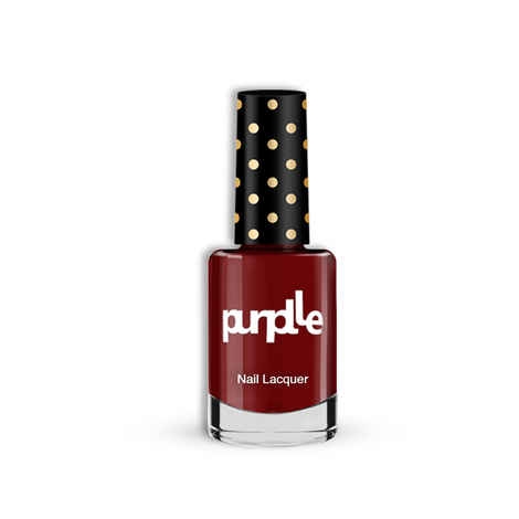 Purplle Nail Lacquer, Maroon, Creme - High On Cake 10 (9 ml)