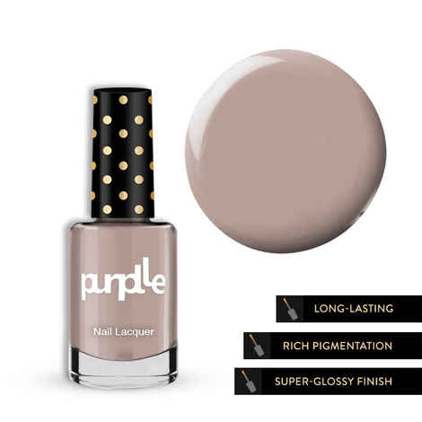 Purplle Nail Lacquer, Nude, Creme - High On Selfies 12 (9 ml)
