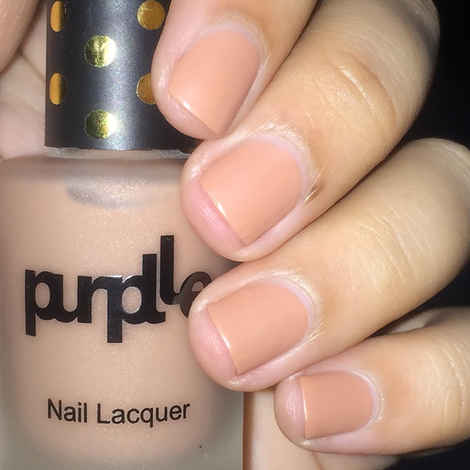 Purplle Nail Lacquer, Brown, Matte - High On Life 1 | No streaks | Chip resistent | Long Lasting | One-swipe Application | Quick Drying | Highly Pigmented (9 ml)