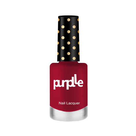 Buy Purplle Nail Lacquer, Red, Matte - High On Tea 3 | No streaks | Chip resistent | Long Lasting | One-swipe Application | Quick Drying | Highly Pigmented (9 ml) - Purplle