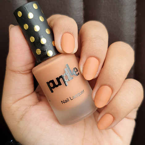 Purplle Nail Lacquer, Nude, Matte - High On Flings 20 | No streaks | Chip resistent | Long Lasting | One-swipe Application | Quick Drying | Highly Pigmented (9 ml)