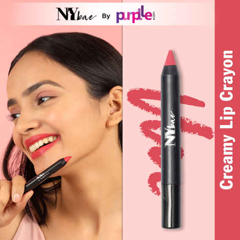 Buy NY Bae Mets Matte Lip Crayon | Satin Texture | Nude Pink | Enriched with Vitamin E - Gettin' Ready For The Catcher 24 (2.8 g) - Purplle