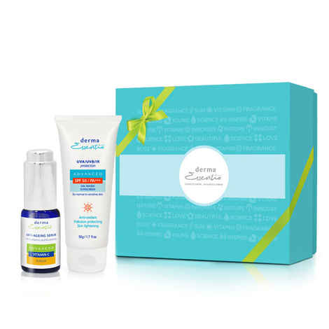 Buy Derma Essentia Prevent & Protect Gift Box (15 ml + 50 g) - Purplle