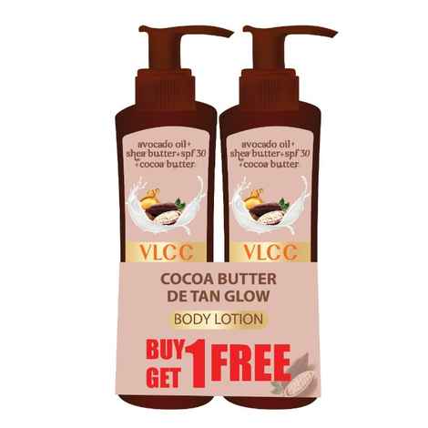 VLCC Spf 30|Pa+++ Cocoa Butter Detan Glow B1G1 (Each 400 ml)