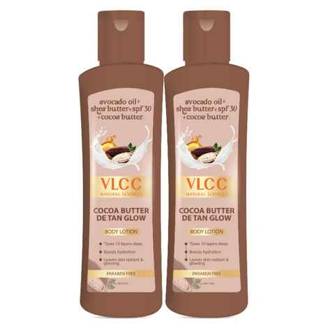 Buy VLCC Spf 30|Pa+++ Cocoa Butter Detan Glow B1G1 (Each 100 ml) - Purplle