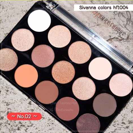 Sivanna Colors Intense Eyes 15 Colors Eyeshadow Palette (HF-1004-02)