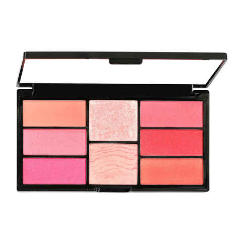Buy Swiss Beauty Pro Blush & Highlight 8 Blush and Highlight Powder In Palette (SB-880-02) (15 gm) - Purplle