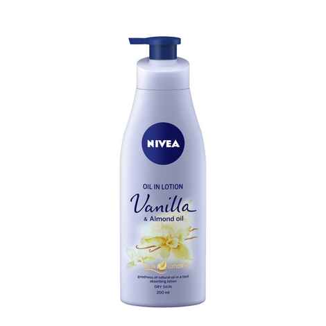 NIVEA Body Lotion, Oil in Lotion Vanilla & Almond Oil, For Dry Skin, 200ml