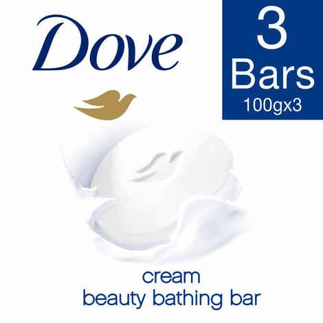 Dove Cream Beauty Bathing Bar (3 x 100 g)