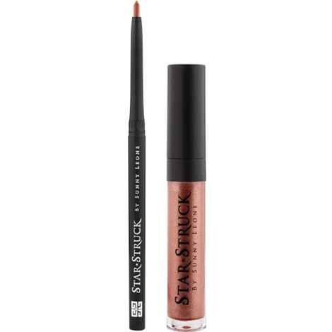Buy Star Struck- Bronze Beauty, 2pc Lip Kit (Liquid Lip Color, Longwear Lip Liner) - Purplle