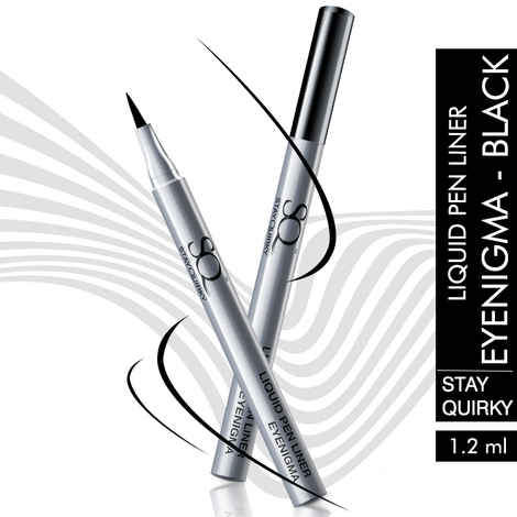 Buy Stay Quirky Liquid Pen Liner, Eyenigma - Black (1.2 ml) - Purplle