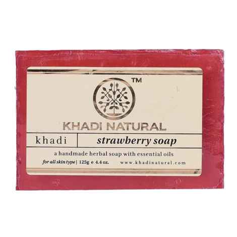 Khadi Natural Ayurvedic Strawberry Soap (125 g)