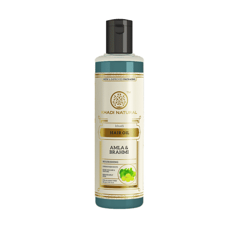 Khadi Natural Ayurvedic Amla & Brahmi Hair Oil (210 ml)