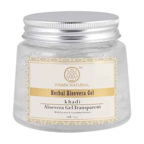 Buy Khadi Natural Ayurvedic Aloevera Gel (Transparent) (200 g) - Purplle