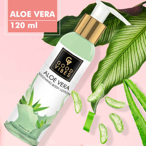 Buy Good Vibes Soothing Body Lotion - Aloe Vera (120 ml) - Purplle