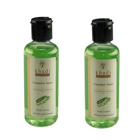 Khadi Shuddha Cucumber Water (210 ml) Pack of 2