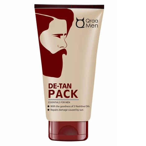 Buy Qraa Men D-Tan Pack (120 g) - Purplle