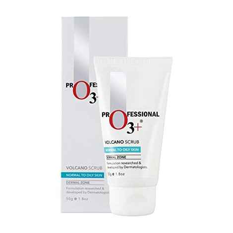 Buy O3+ Volcano Scrub Normal To Oily Skin For Blackheads & Instant Brightening (50g) - Purplle