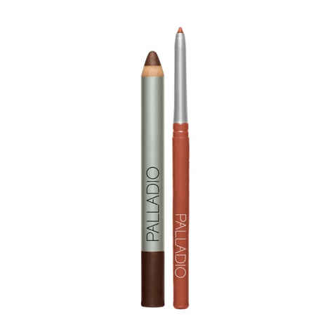 Palladio Shadow Liner Crayons - Espresso 1.9 g + Palladio Retractable Lip Liners Naked (0.28 g)