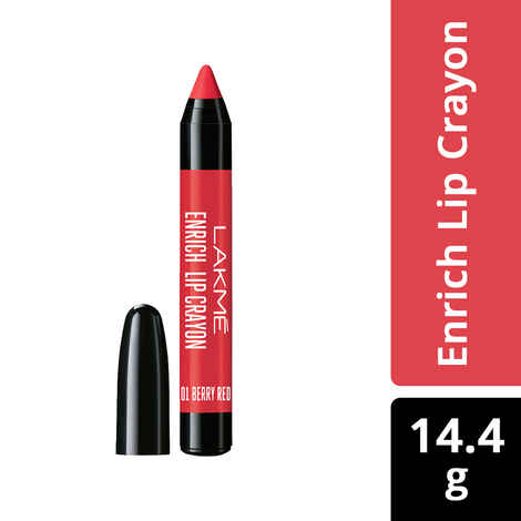 Lakme Enrich Lip Crayon - Berry Red (2.2 g)