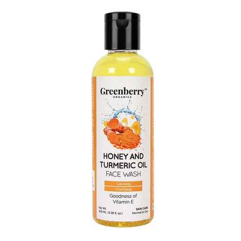 Greenberry Organics Honey & Turmeric Oil Face Wash (100 ml)
