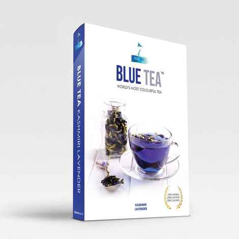 Buy Blue Tea Lavender Zero Caffeine | 24Cups - 12 Teabags - Purplle