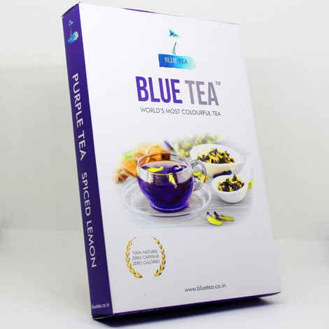 Buy Blue Tea Spiced Lemon Purple Tea Loose | 25G - 25 Cups - Purplle