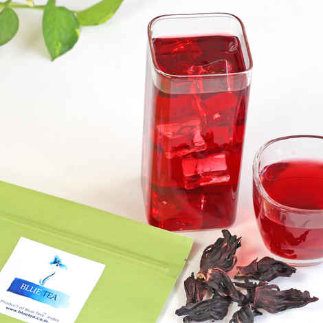 Buy Blue Tea Egyptian Hibiscus Flower | 25G - 25 Cups - Purplle