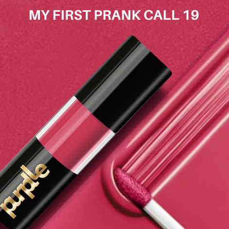 Purplle Ultra HD Matte Liquid Lipstick, Maroon, My First Prank Call 19 (4.8 ml) | Highly Pigmented | Non-drying | Long Lasting | Easy Application | Water Resistant | Transferproof | Smudgeproof | (4.8 ml)
