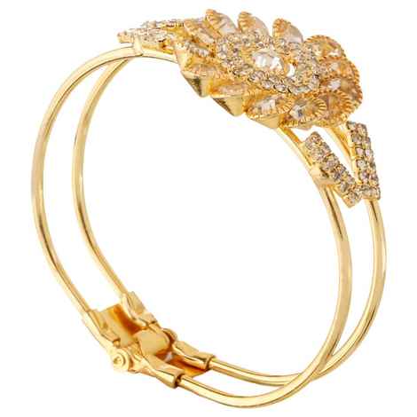Buy Kord Store Fashion Jewellery Traditional Gold Plated Bracelet For Girls And Women KSBRC40009 - Purplle