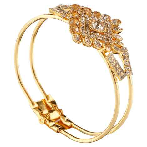 Buy Kord Store Fashion Jewellery Traditional Gold Plated Bracelet For Girls And Women KSBRC40010 - Purplle