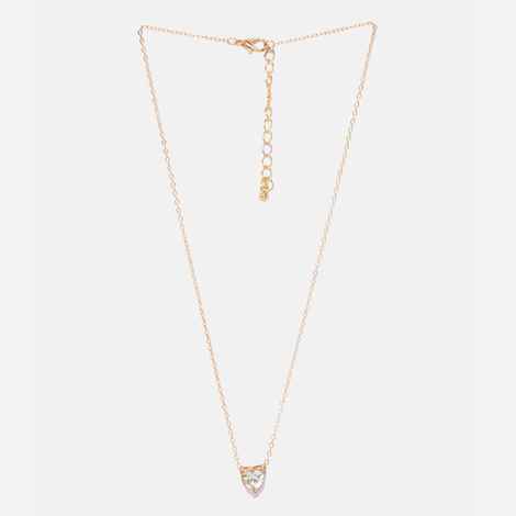 Buy Ferosh Arabella Golden Pendant Necklace - Purplle