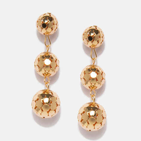 Buy Ferosh Shifra Gold Earrings - Purplle