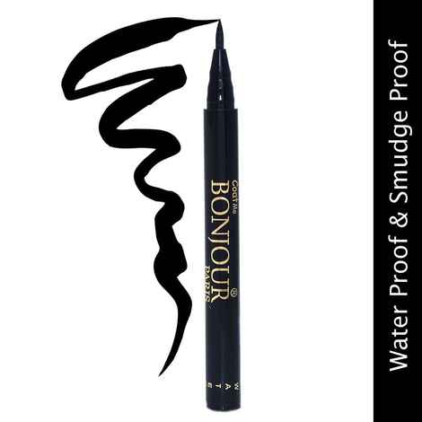 Bonjour Paris Waterproof Pen Eye Liner - Instant Black (2 ml)